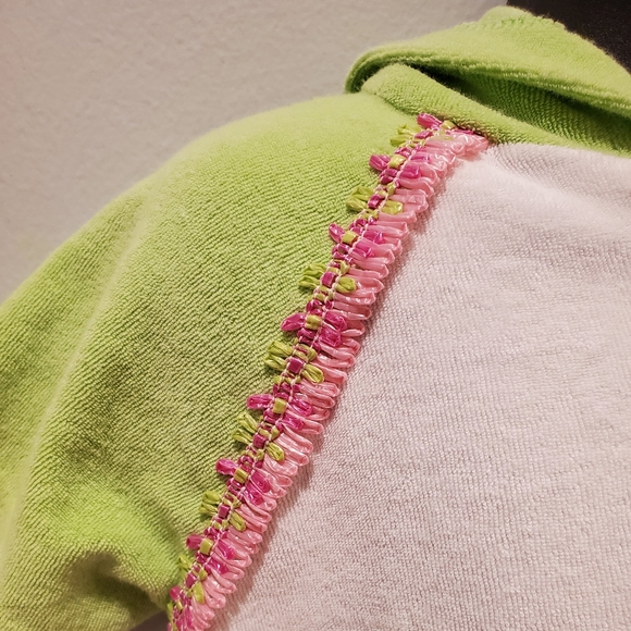 Baby Buns Inc Pink Flamingo Hooded Swimsuit Cover - Picture 3 of 10